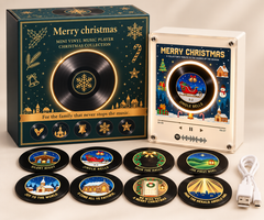 Milora JulVinyl S1 med skivor och presentbox