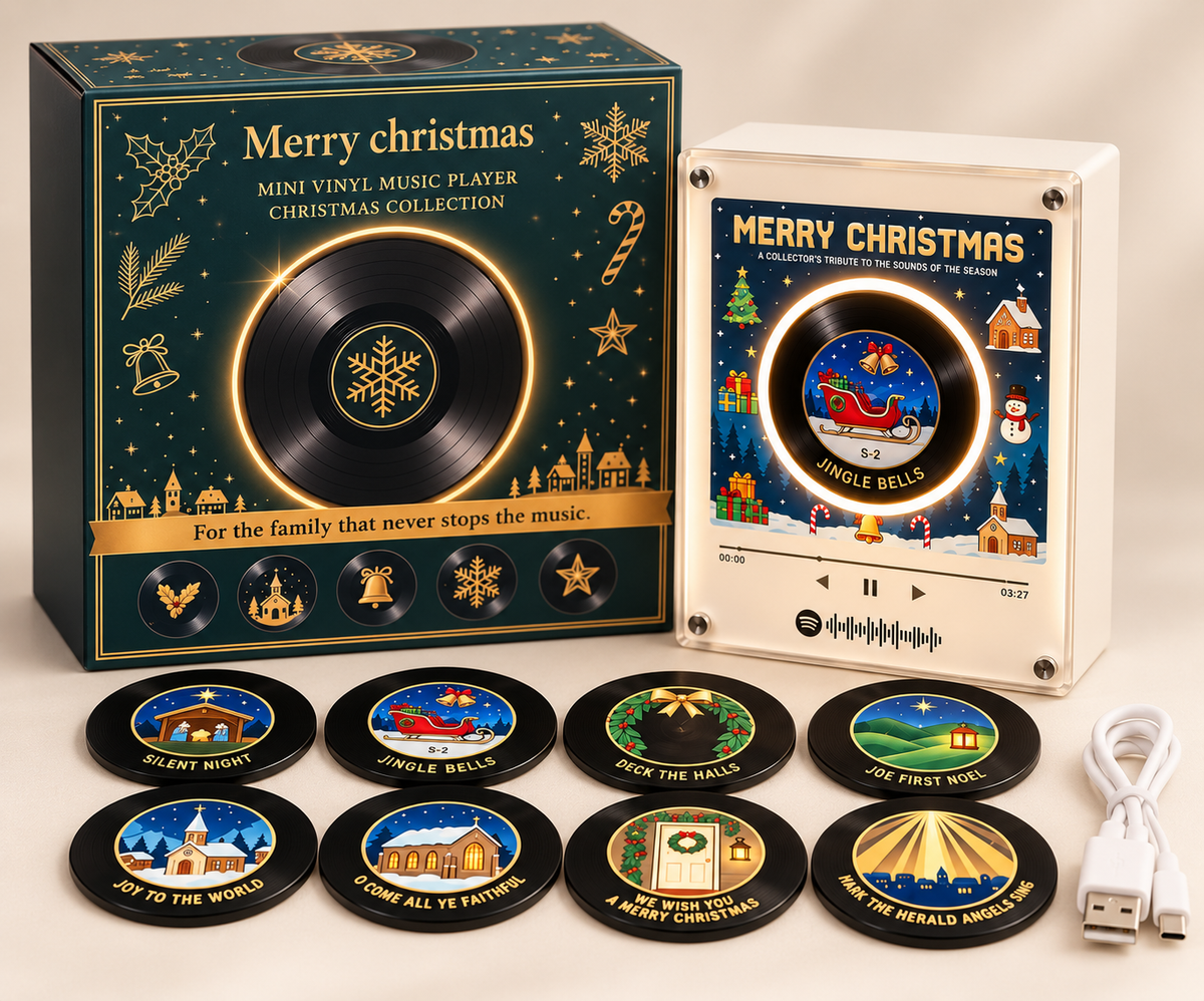 Milora JulVinyl S1 med skivor och presentbox